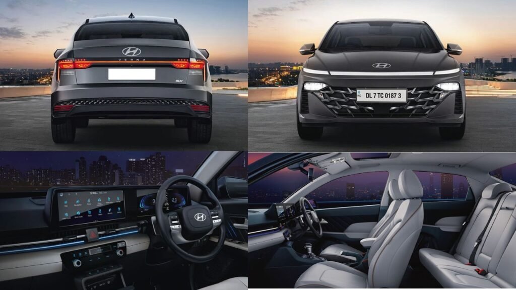 new hyundai verna 2024 look and interior