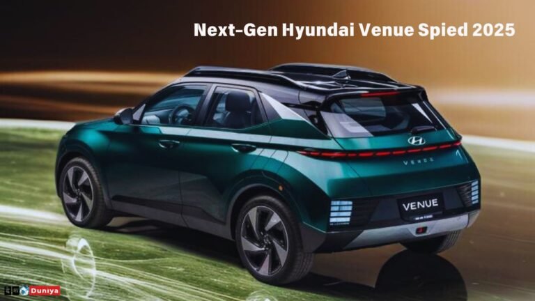 Next-Gen Hyundai Venue Spied 2025