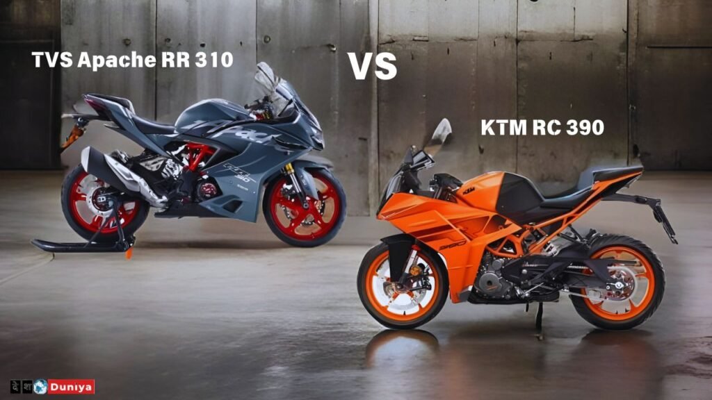 TVS Apache RR 310 VS KTM RC 390